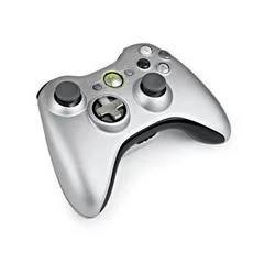 Carátula de Silver Xbox 360 Wireless Controller