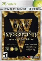 Carátula de Elder Scrolls III Morrowind Platinum [Game of the Year]