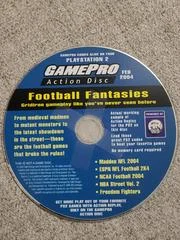 Carátula de GamePro Action Disc Football Fantasies