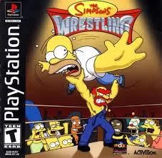 Carátula de The Simpsons Wrestling