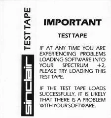 Carátula de Test Tape