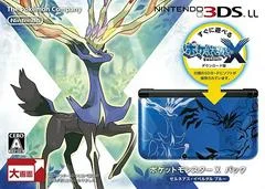 Carátula de Nintendo 3DS LL Pokemon X Xerneas Yveltal Blue
