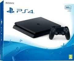 Carátula de Playstation 4 500GB Jet Black Console