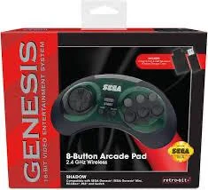 Carátula de Retro Bit Genesis 8 Button Arcade Pad Shadow