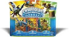 Carátula de Skylanders: Spyro's Adventure Triple Pack [Drobot, Flameslinger, Stump Smash]