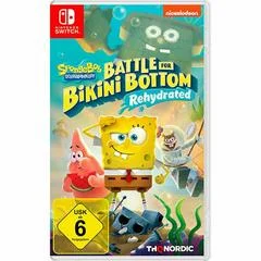 Carátula de SpongeBob SquarePants Battle for Bikini Bottom Rehydrated