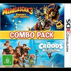 Carátula de Madagascar 3: Europe's Most Wanted & The Croods: Prehistoric Party Combo Pack