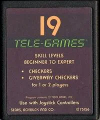 Carátula de Checkers [Tele Games]