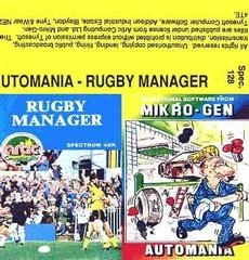 Carátula de Rugby Manager & Automania