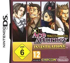 Carátula de Ace Attorney Investigations: Miles Edgeworth