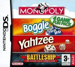 Carátula de Monopoly & Boggle & Yahtzee & Battleship