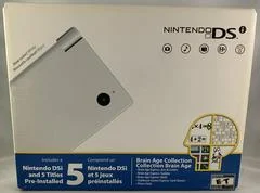 Carátula de Nintendo DSi White [Brain Age Collection Bundle]