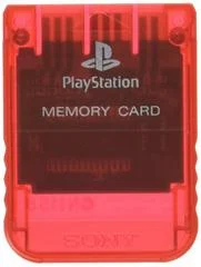 Carátula de PS1 Memory Card [Crimson Red]
