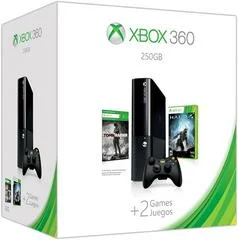 Carátula de Xbox 360 E 250GB Halo 4 & Tomb Raider Bundle