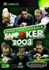 Carátula de World Championship Snooker 2003