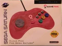 Carátula de Sega Saturn Controller [Clear Pink]
