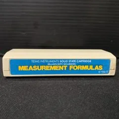 Carátula de Measurement Formulas