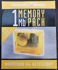Carátula de 1 Mb Memory Pack [Electronics Boutique]