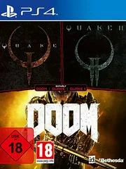 Carátula de Action Pack: Quake + Quake II + DOOM
