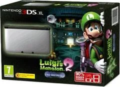 Carátula de Nintendo 3DS XL Silver + Black [Luigi's Mansion 2 Pre-installed]