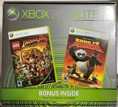 Carátula de Xbox 360 Elite Lego Indiana Jones & Kung Fu Panda Bundle