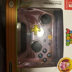 Carátula de PowerA Enhanced Wired Controller Princess Peach