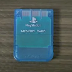 Carátula de PS1 Memory Card [Clear Blue]