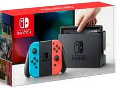 Carátula de Nintendo Switch With Blue And Red Joy-Con