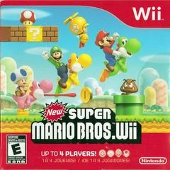 Carátula de New Super Mario Bros. Wii [Not For Resale]