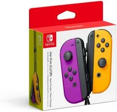 Carátula de Joy-Con Neon Purple & Neon Orange