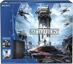 Carátula de Playstation 4 Jet Black 500GB [Star Wars: Battlefront Bundle]