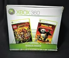Carátula de Xbox 360 Console Kung Fu Panda & Indiana Jones Bundle