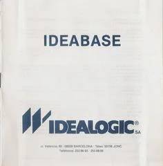 Carátula de Ideabase