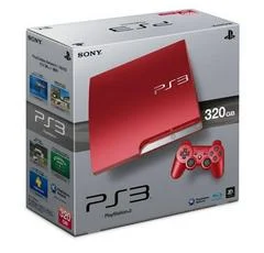 Carátula de Playstation 3 Scarlet Red 320GB System