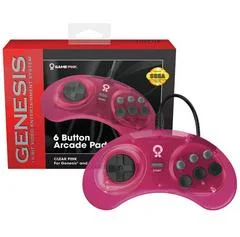 Carátula de Sega Genesis 6 Button Controller [Limited Run Pink]