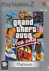 Carátula de Grand Theft Auto Vice City [Platinum]