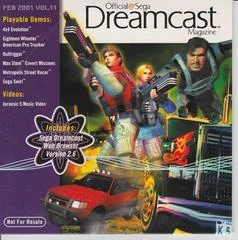 Carátula de Official Sega Dreamcast Magazine Vol. 11