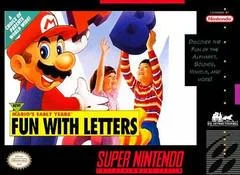 Carátula de Mario's Early Years Fun with Letters