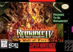 Carátula de Romance of the Three Kingdoms IV Wall of Fire
