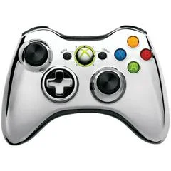 Carátula de Xbox 360 Wireless Controller [Silver Chrome]
