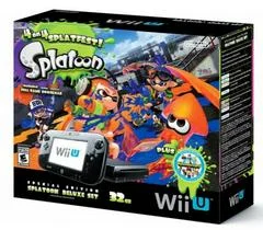 Carátula de Wii U Console Deluxe: Splatoon Edition
