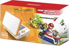 Carátula de New Nintendo 2DS XL White + Orange [Mario Kart 7 Pre-installed]
