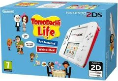 Carátula de Nintendo 2DS White + Red [Tomodachi Life Pre-installed]