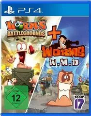 Carátula de Worms Battlegrounds + Worms W.M.D