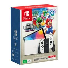 Carátula de Nintendo Switch OLED [Super Mario Bros. Wonder Pre-Installed]