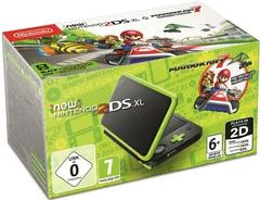 Carátula de New Nintendo 2DS XL Black + Lime Green [Mario Kart 7 Pre-installed]