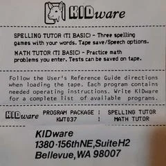 Carátula de Spelling Tutor & Math Tutor