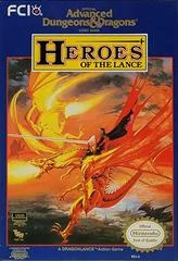 Carátula de Advanced Dungeons & Dragons Heroes of the Lance
