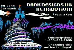 Carátula de Dark Designs III: Retribution