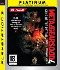Carátula de Metal Gear Solid 4: Guns of the Patriots [Platinum]
